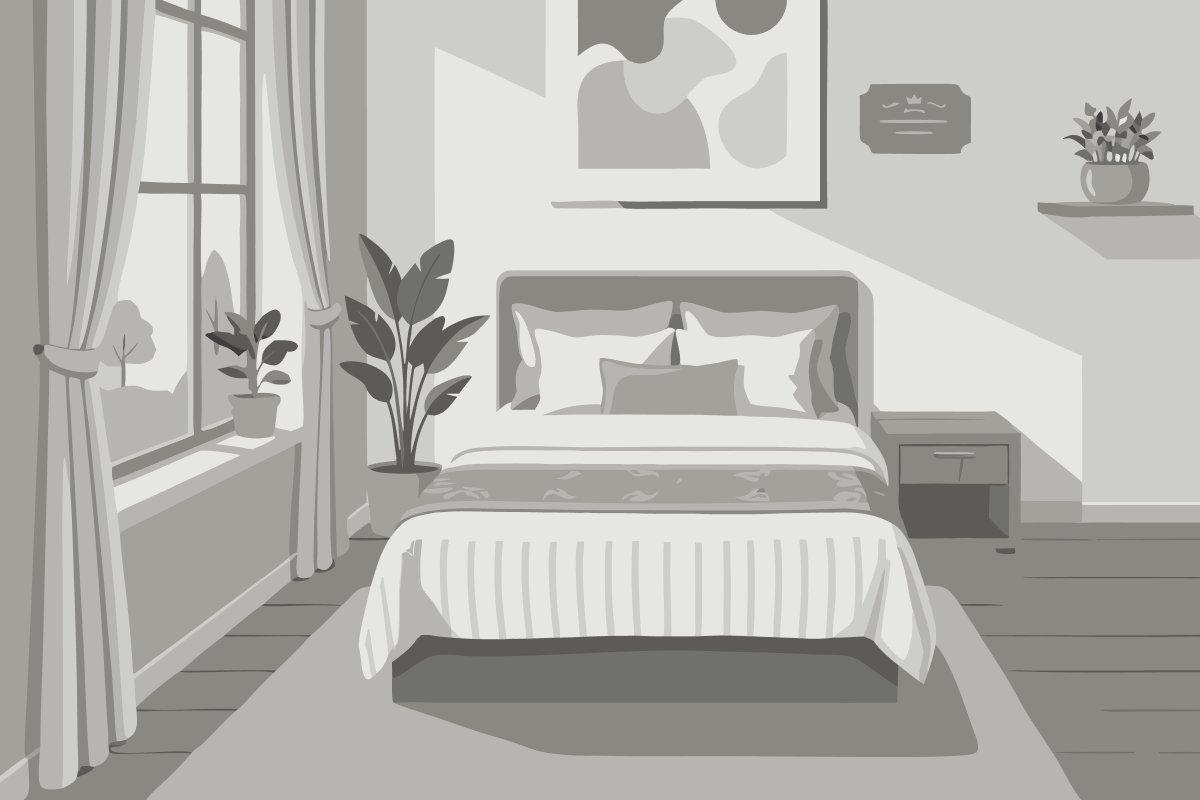 Queen Room with Office